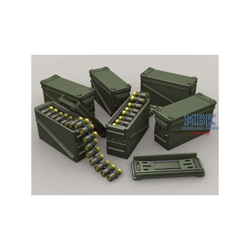 PA120 40mm Ammo 32 Cart Can Set 3D-gedrucktes Harz