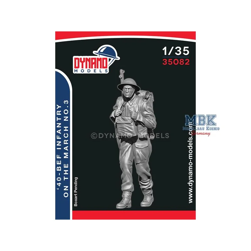 40’ BEF Infantryman Marching No.3 Figuren 