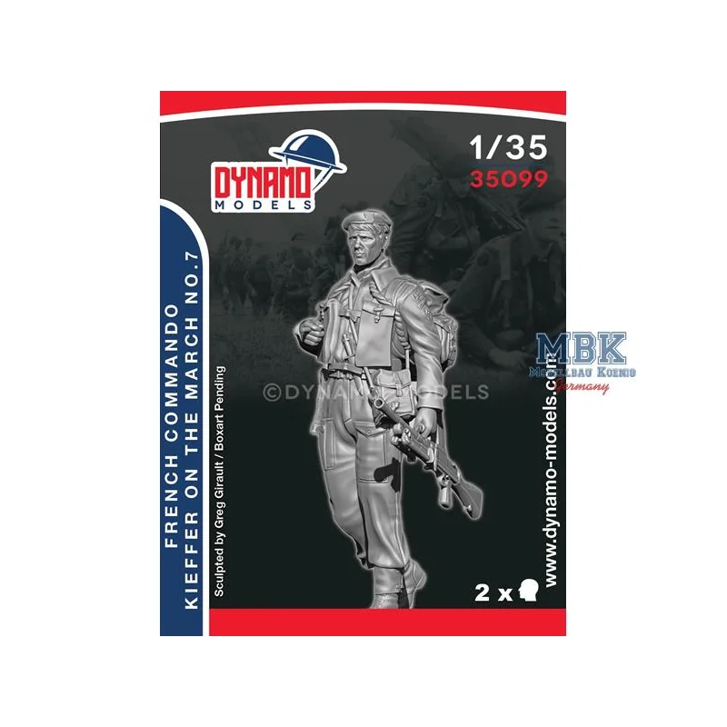 French Commando Kieffer Marching No.7 Figuren 