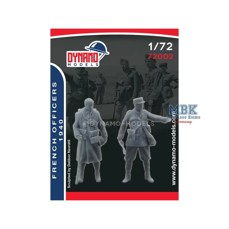 French Officer Set 1:72 Figuren 