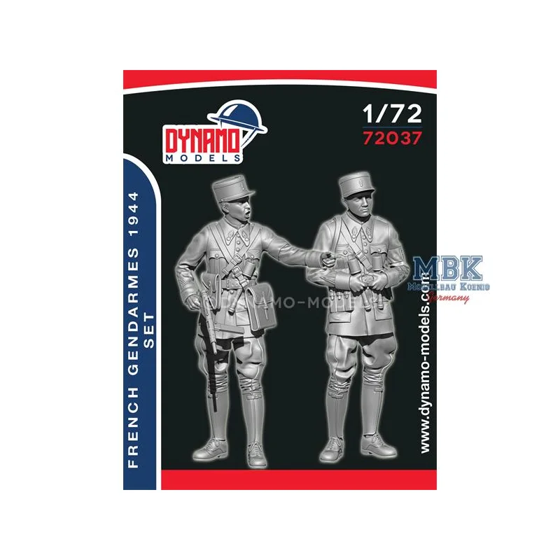 French Gendarme 1944 Set - 1:72 Figuren 