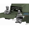 WW2 US Tank Driver & Bow Gunner 1:72 Historische Figuren