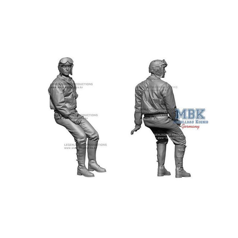 WW2 US Tank Commander 1:72 Historische Figuren