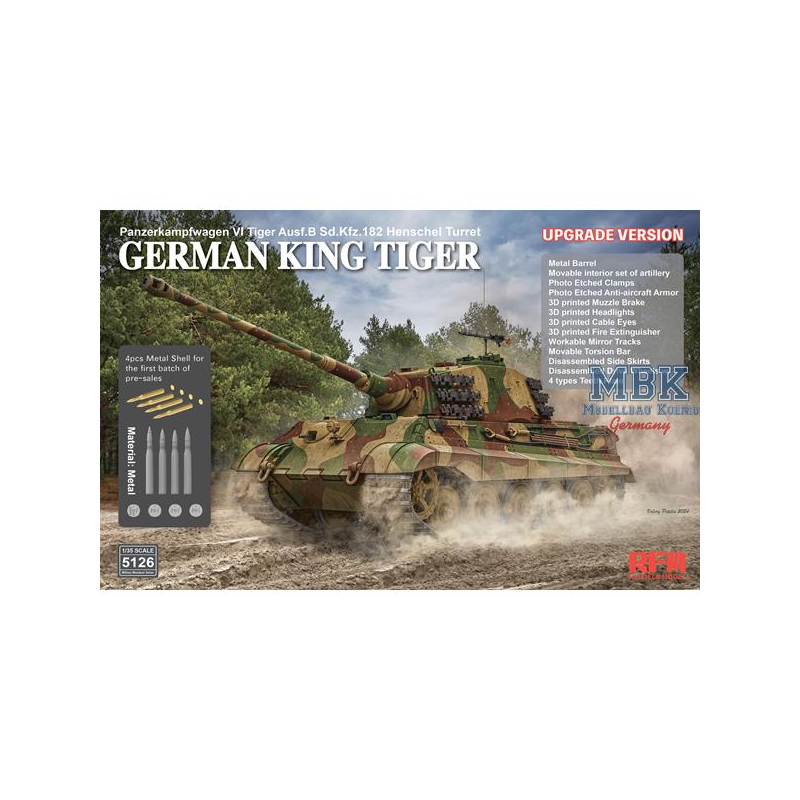 Sd.Kfz.182 Tiger Ausf.B King Tiger (UPGRADE V.) 