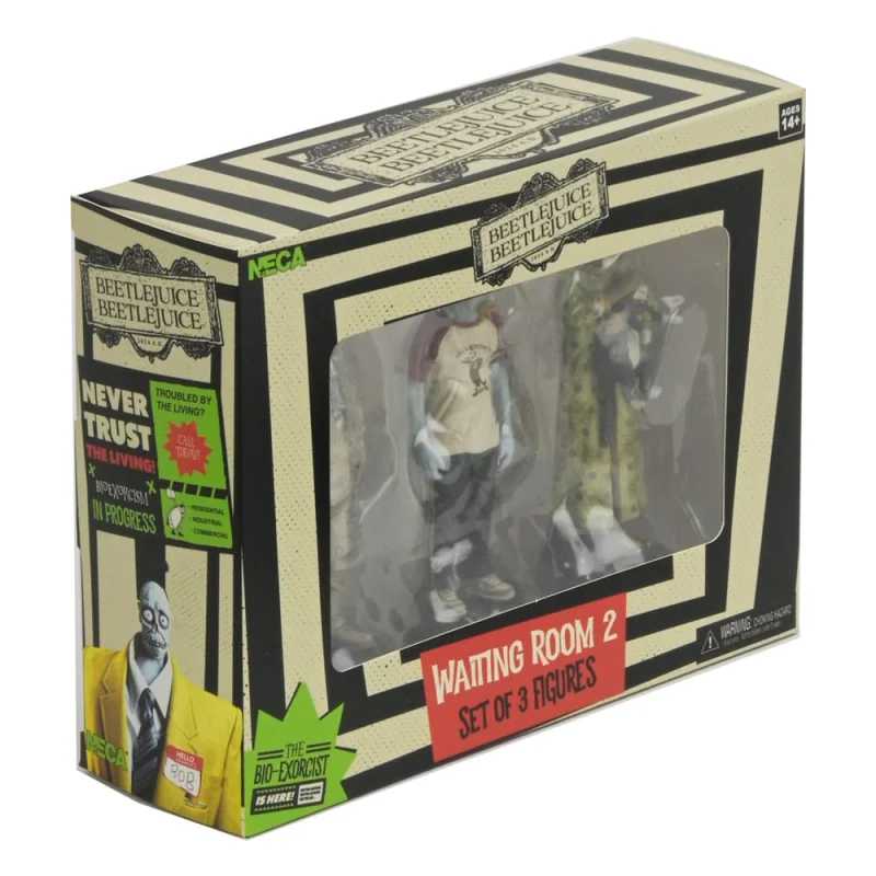 Beetlejuice Beetlejuice pack of 3 Waiting Room 2 Figures 10 cm Figuren