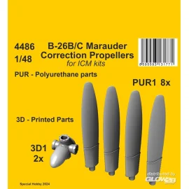 B-26B/C Marauder Correction Propellers / for ICM kit 