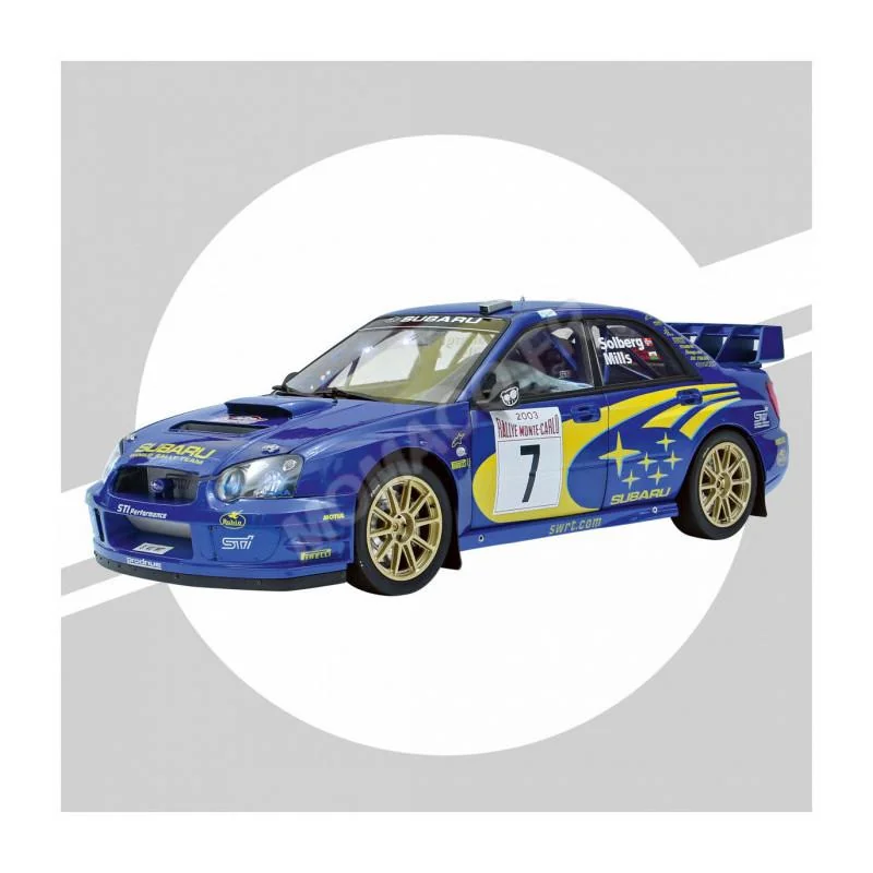 SUBARU IMPREZA 7 SOLDBERG/MILLS WRC MONTE-CARLO RALLY 2003 (FULL KIT) Modellauto