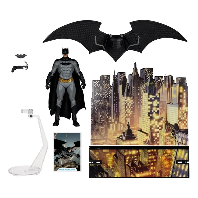 DC Multiverse Figure Batman with Bat-Glider (The Thirteenth Hour) (Gold Label) 18 cm Figuren