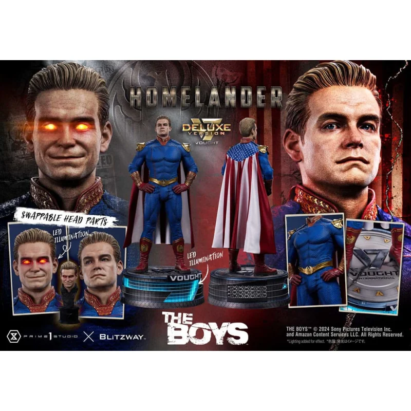 The Boys Premium Masterline Series 1/4 Homelander Deluxe Version 57 cm