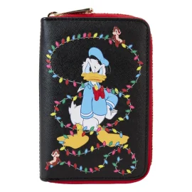 Disney Loungefly Donald Wrapped In Lights Wallet 