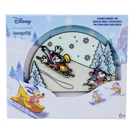 Disney by Loungefly 3" enamelled pins Mickey and friends Winter Wonderland Limited Edition 8 cm 