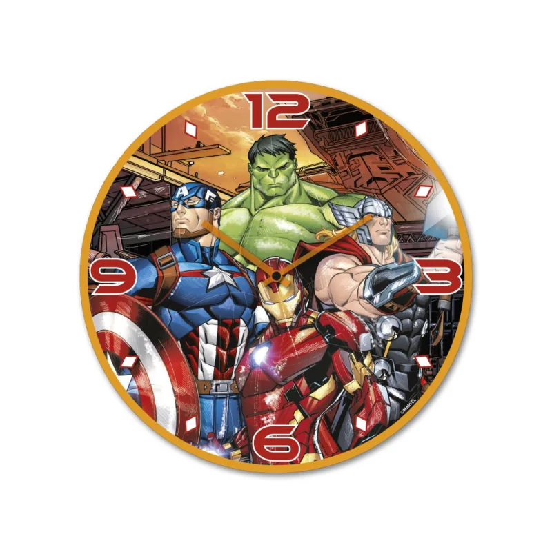 MARVEL - Wall Clock 35cm - Avengers 