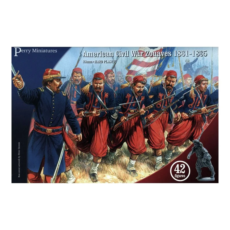 Perry Miniatures – Zuaven aus dem Amerikanischen Bürgerkrieg Figuren 