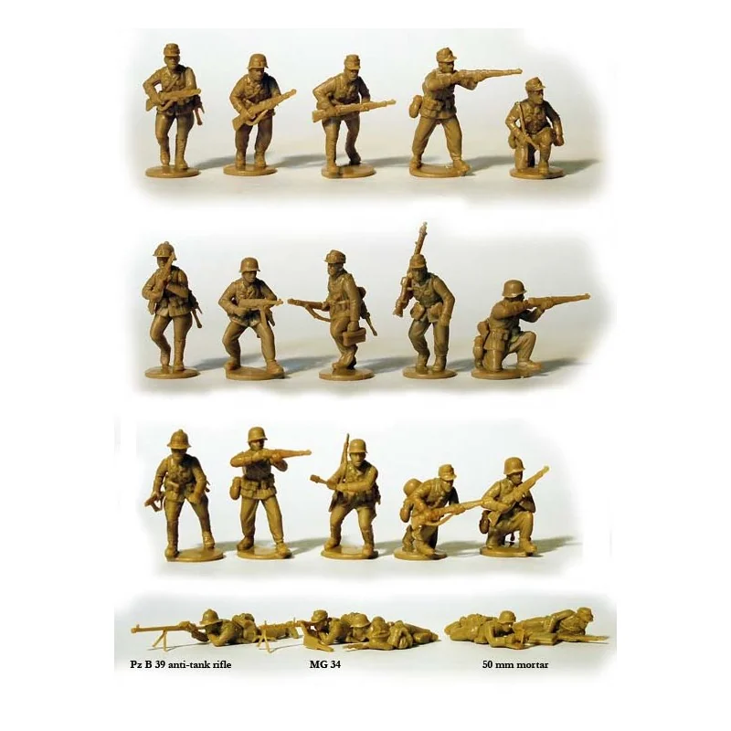 Perry Miniatures - Afrikakorps. Deutsche Infanterie 1941-43 Historische Figuren