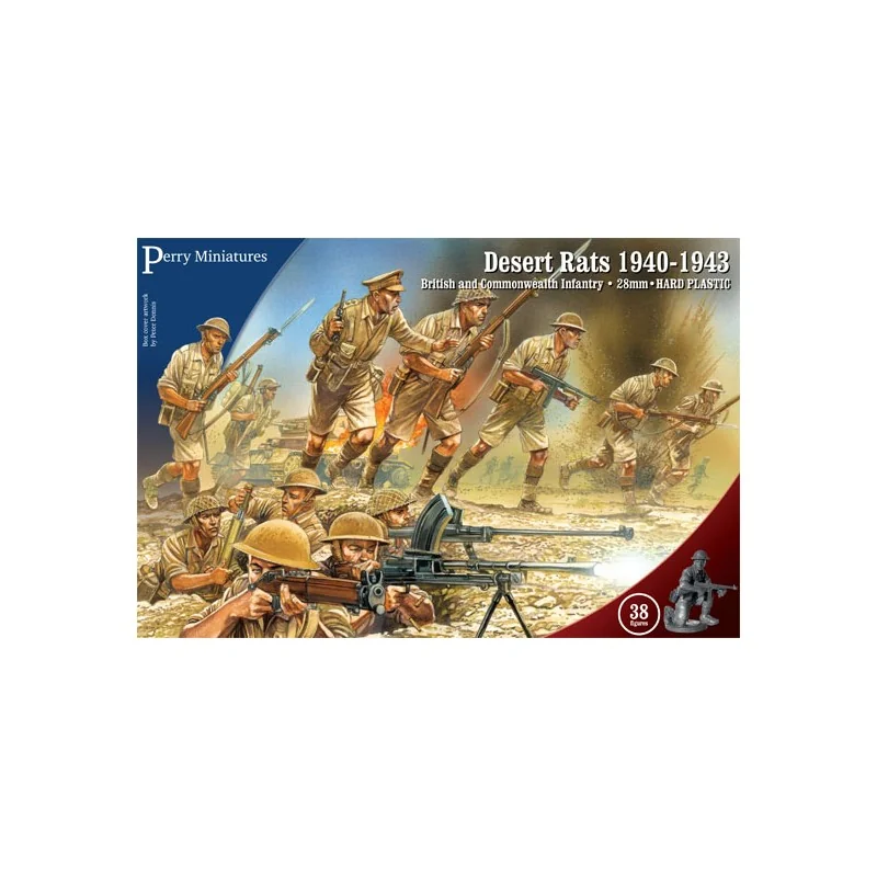 Perry Miniatures – Wüstenratten 1940-43 Figuren 