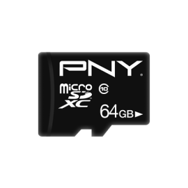 PNY Performance Plus 64 GB – Micro SDHC + Adapter 