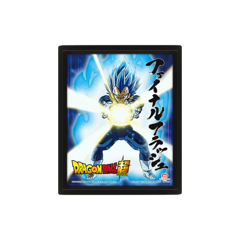 Dragon Ball Super – linsenförmiges 3D-Poster – Overpowered Team Up (23,5 x 28,5 cm) 