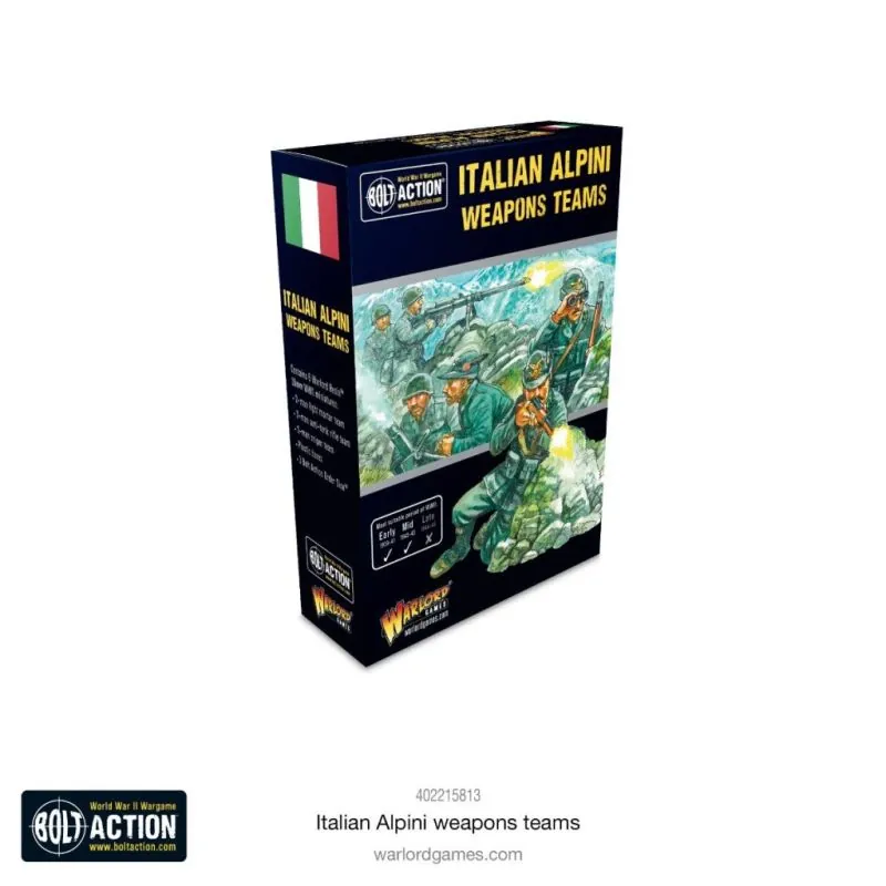 Italian Alpini Weapons Teams Figurenspiel 