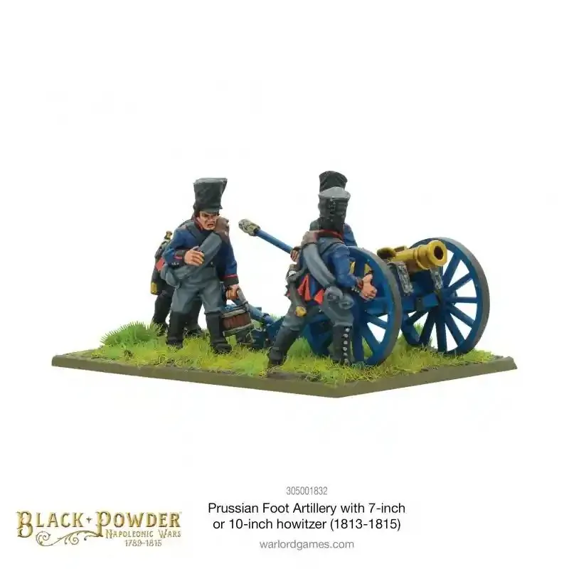 Napoleonic Prussian Foot Artillery with 7 or 10 Inch Howitzer (1813-1815) Figurenspiel 