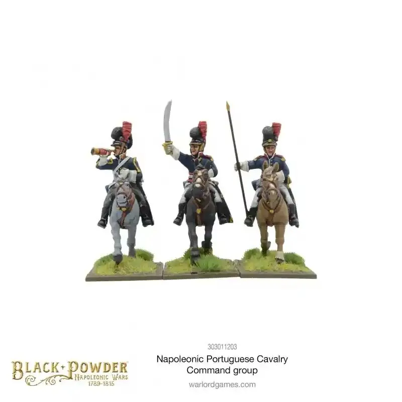 Napoleonic Portuguese Cavalry Command Group Figurenspiel 