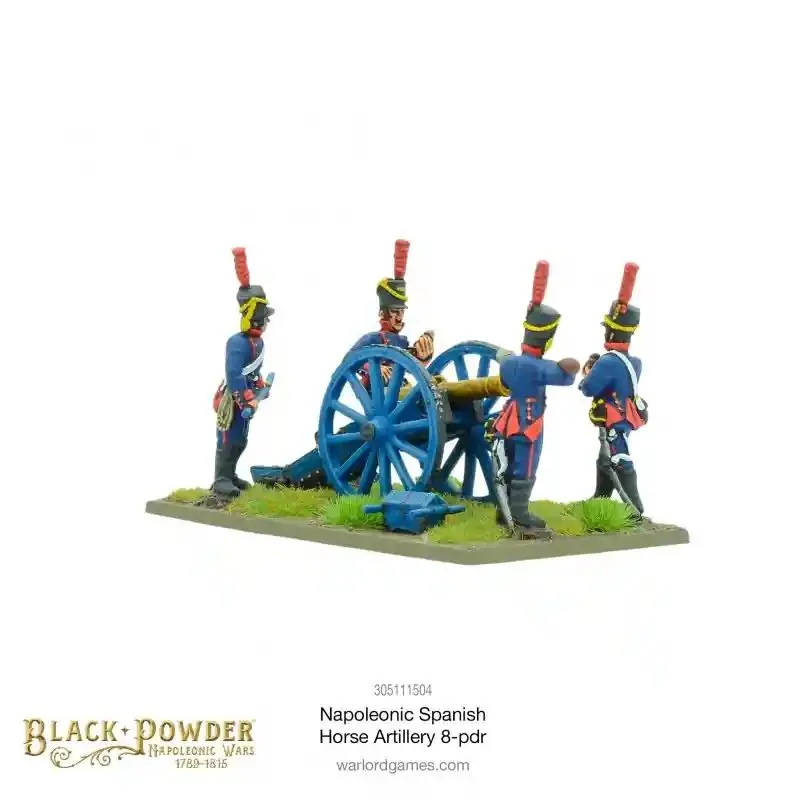 Napoleonic Spanish Horse Artillery with 8-Pdr Figurenspiel 