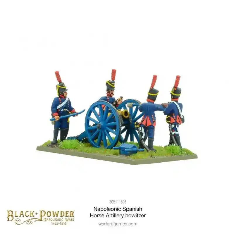 Napoleonic Spanish Horse Artillery with Howitzer Figurenspiel 