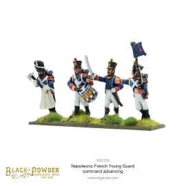 Napoleonic French Young Guard Command Advancing Figurenspiel 