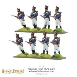 Napoleonic French Young Guard Voltigeurs/Tirailleurs Advancing Figurenspiel 