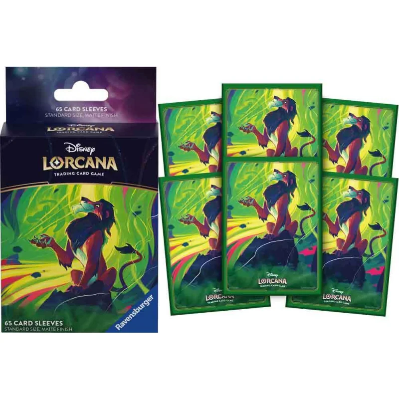 Lorcana - Card Sleeves Scar – Vengeful Lion 