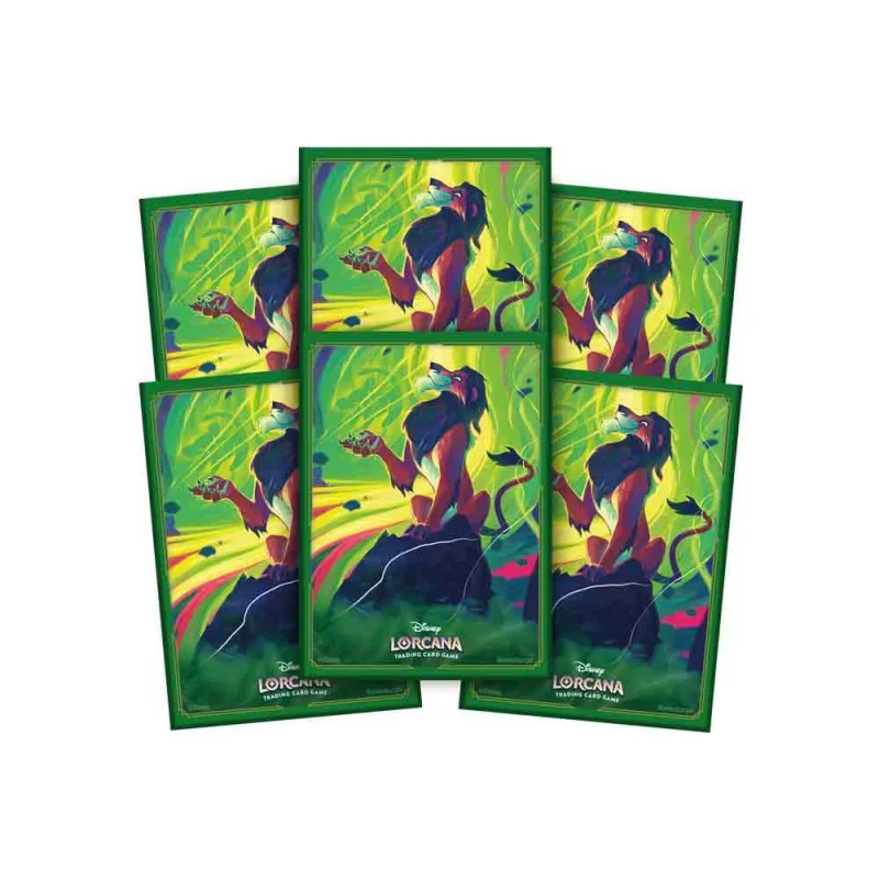 Lorcana - Card Sleeves Scar – Vengeful Lion Zubehör für Karten