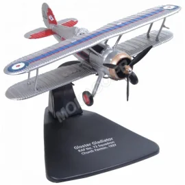 RAF NO.72 SQN CHURCH FENTON 1937 GLOSTER GLADIATOR Miniatur 