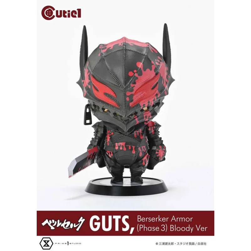 Berserk figure Cutie1 PVC Guts Berserker Armor (Phase 3) Bloody Ver. 12cm Figurine 