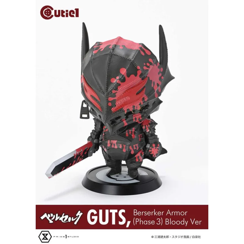 Berserk figure Cutie1 PVC Guts Berserker Armor (Phase 3) Bloody Ver. 12cm