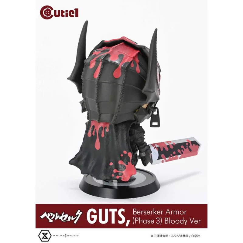 Berserk figure Cutie1 PVC Guts Berserker Armor (Phase 3) Bloody Ver. 12cm