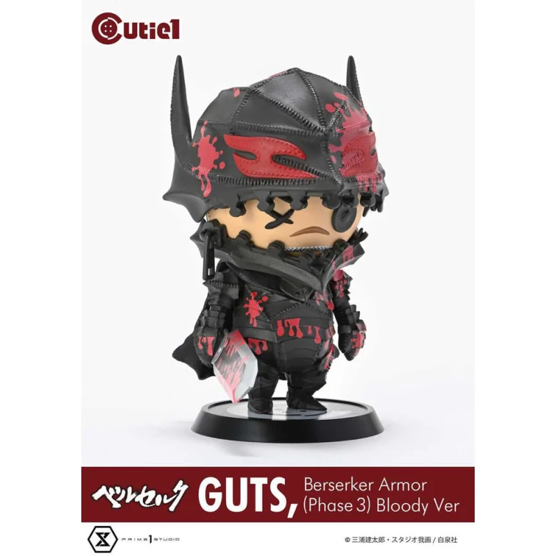 Berserk figure Cutie1 PVC Guts Berserker Armor (Phase 3) Bloody Ver. 12cm