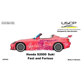 HONDA S2000 PINK FAST AND FURIOUS SUKI Modellbausatz 