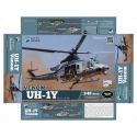 UH-1Y VENOM helicopter plastic model Hubschraubermodell