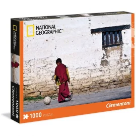 Clementoni - Puzzle 1000 National Geographic Young Buddhist Monk 