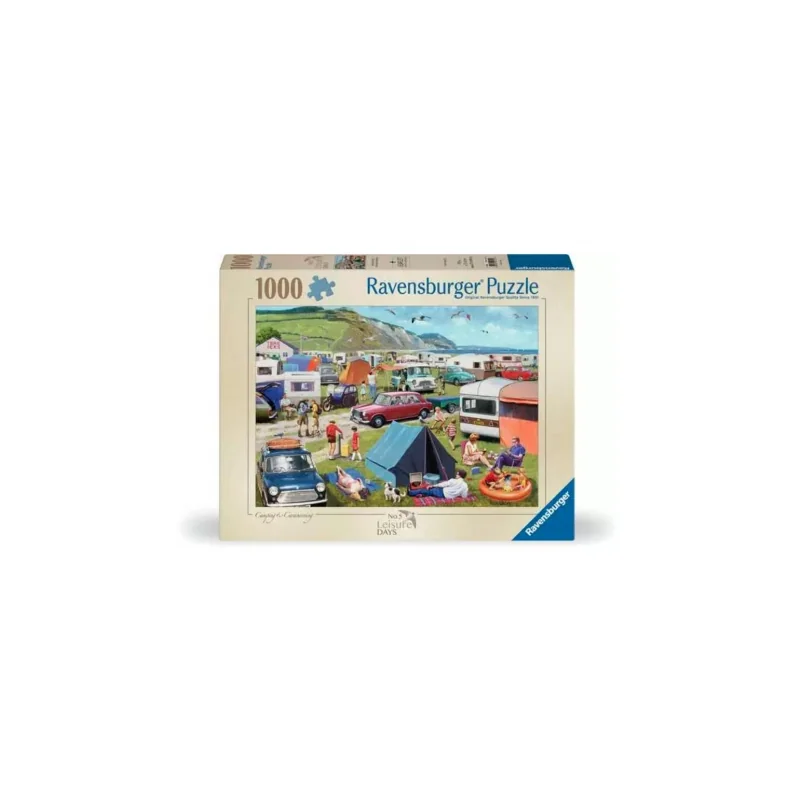 Ravensburger - Puzzle 1000 Leisure Days No 5 Camping And Caravanning 