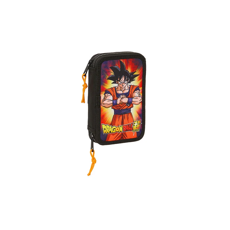 Double pencil case & stationery set (28 pieces) - Goku - Dragon Ball Super 