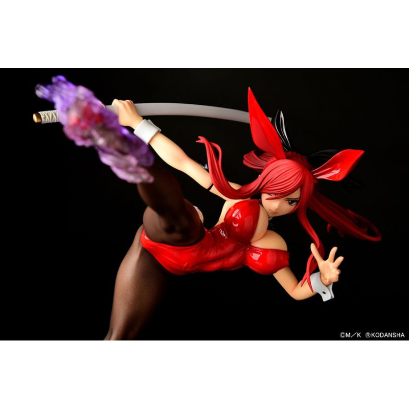 Fairy Tail statuette 1/6 Erza Scarlet High Kick Crimson Bunny Ver. 37cm Figuren