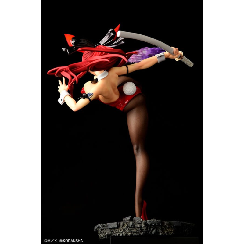 Fairy Tail statuette 1/6 Erza Scarlet High Kick Crimson Bunny Ver. 37cm