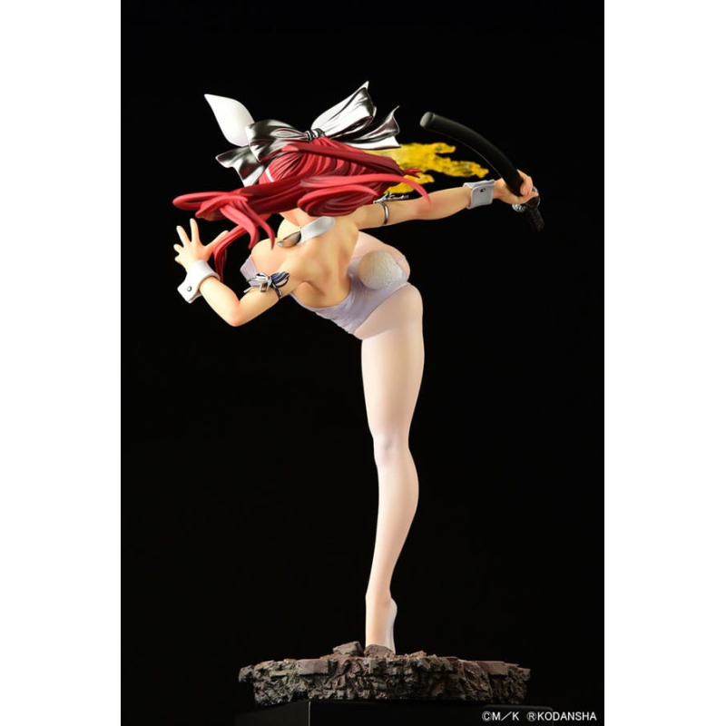 Fairy Tail statuette 1/6 Erza Scarlet High Kick White Bunny Ver. 37cm