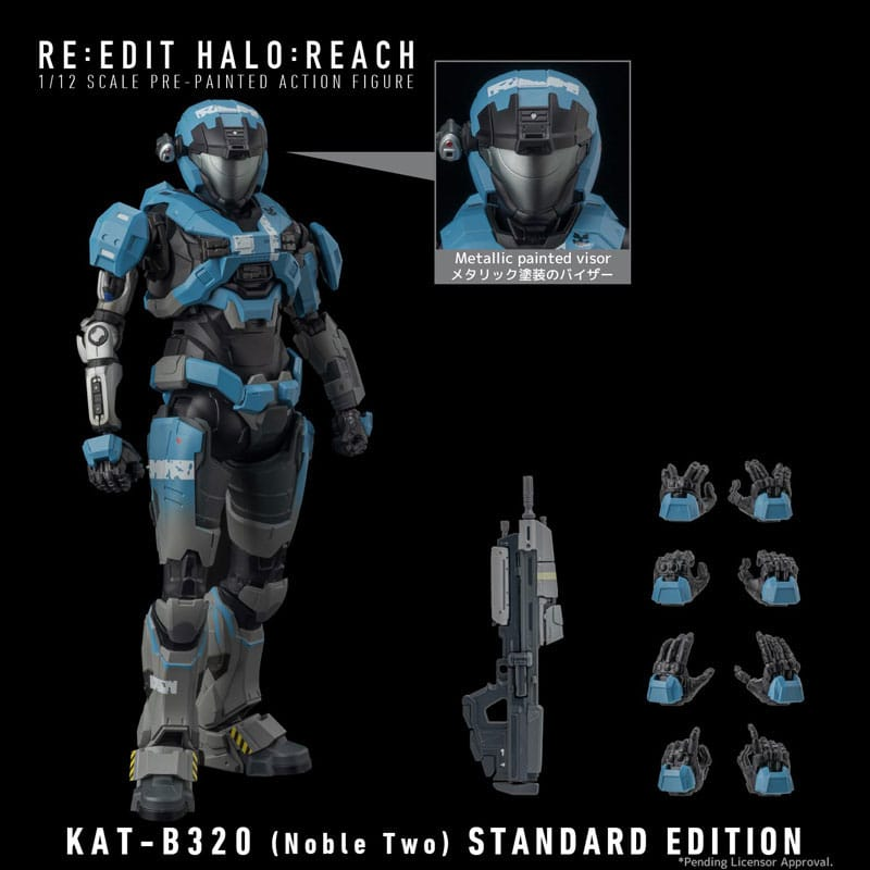 Halo: Reach figure 1/12 Kat-B320 (Noble Four) 18 cm