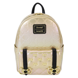 Hello Kitty Loungefly Mini Backpack 50Th Anniv Metallic Gold 