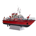 Radio controlled electric boat FLB-1 fireboat kit 1:25 RC : Fernsteuerung