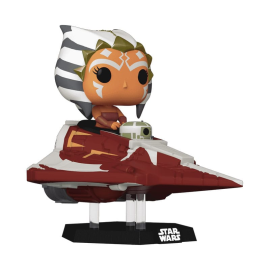 Star Wars: The Clone Wars POP! Wrinkles Vinyl Bobble Head Ahsoka Tano in Delta 7 Jedi Starfighter 15 cm Pop Figur 