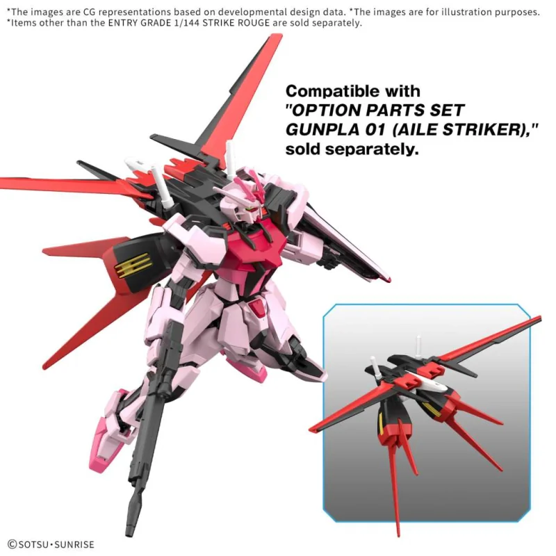 Gundam Gunpla Entry Grade 1/144 Strike Red