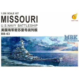 U.S. Navy Battleship BB-63 USS MISSOURI Modellbausatz 