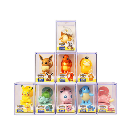 Pokemon Stamp Stationary Tampon Toupie Topper Box 9pcs Figurine 